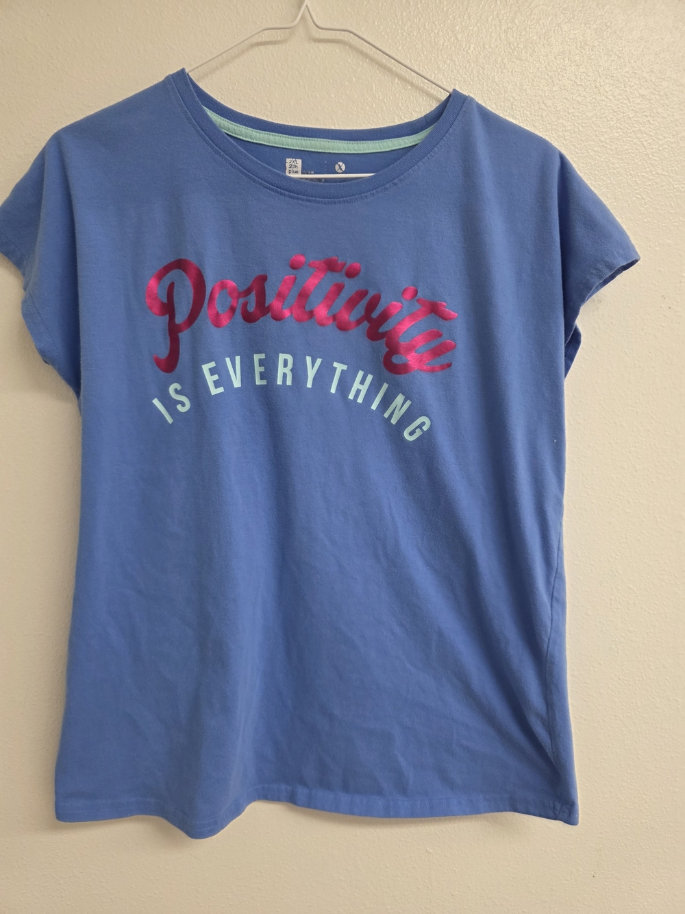 Xersion Light Blue Tee with Mint Accent (0341)
